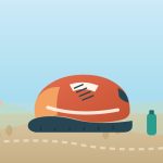 Ilustrasi sepatu travel nyaman untuk jalan kaki seharian tanpa lecet