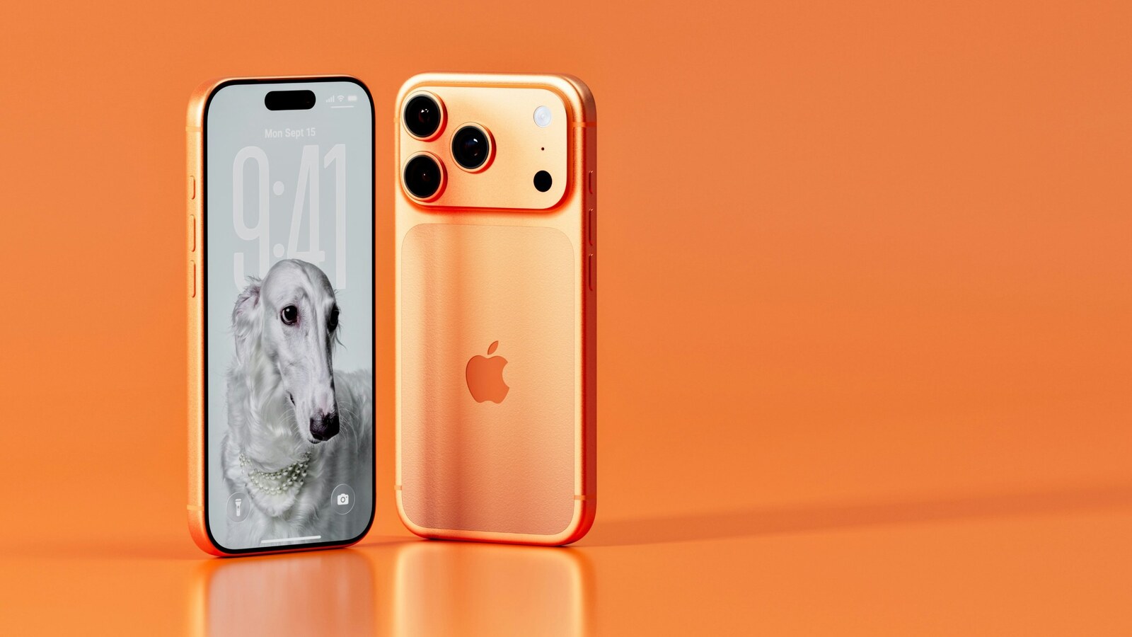 iPhone 17 Pro warna oranye tampak depan dan belakang, ilustrasi apakah iPhone 17 Pro worth it dibeli setelah iPhone 18 Pro rilis